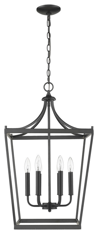 Kennedy 6-Light Matte Black Pendant
