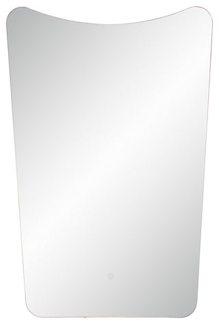 Rimini 36" Tall Rectangular LED Mirror, Clear