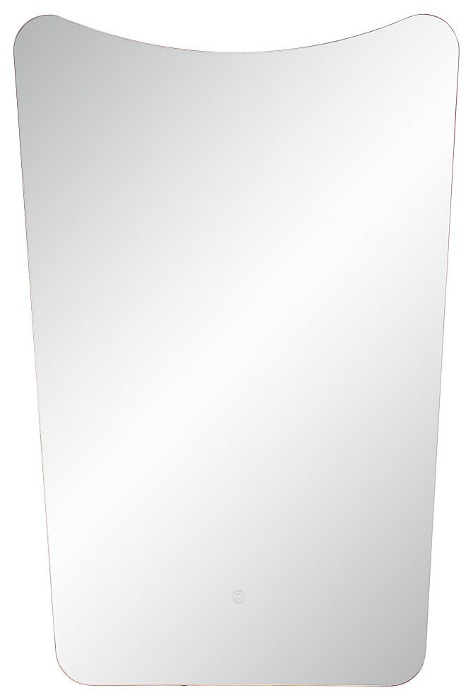 Rimini 36" Tall Rectangular LED Mirror, Clear