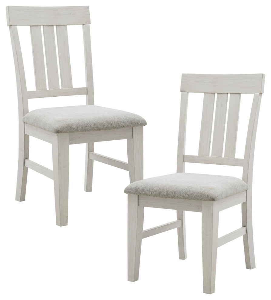 INK+IVY Sonoma Dining Bench, Natural, Reclaimed White, 4-Piece Dining Set