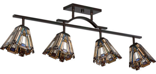 Inglenook 4-Light Track Light, Valiant Bronze
