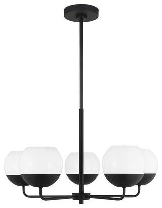 Alvin LED Chandelier, Midnight Black