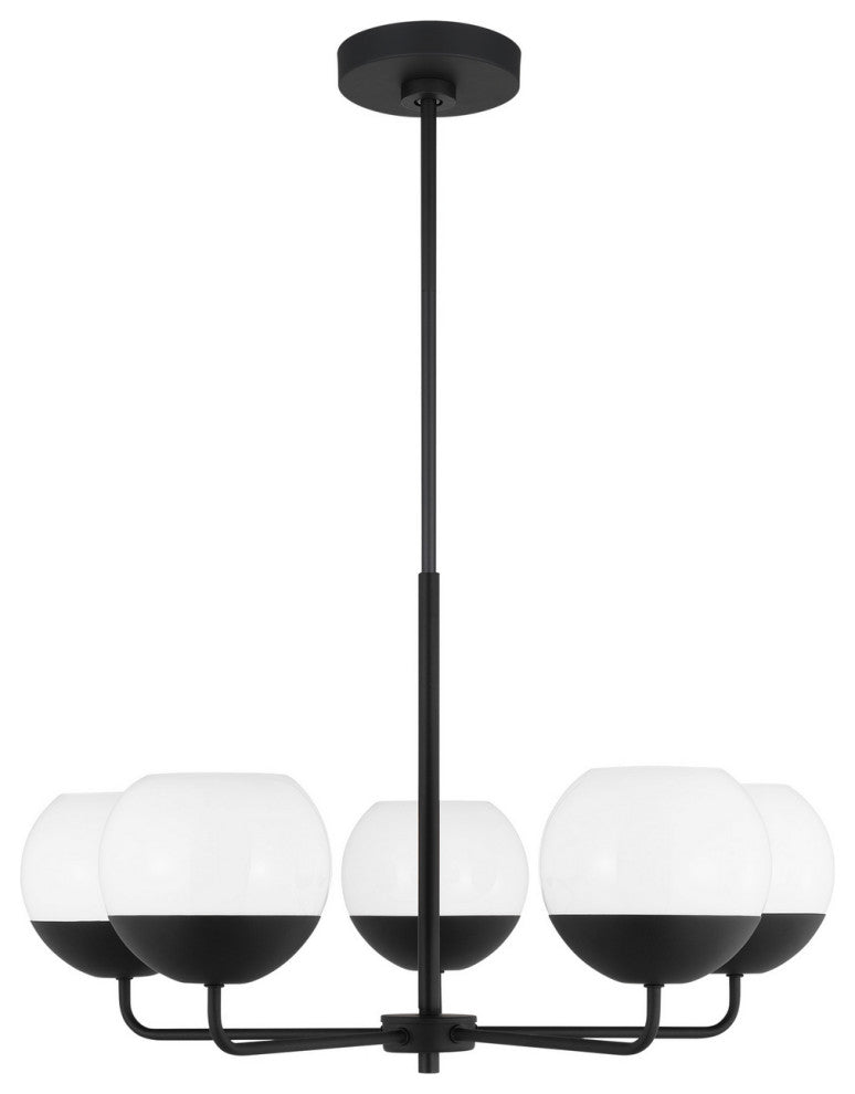 Alvin LED Chandelier, Midnight Black