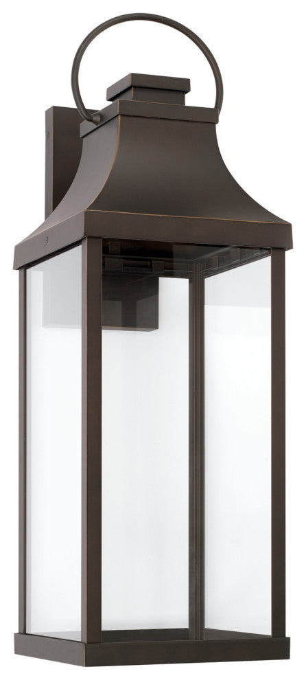Capital Lighting, 946441OZ-GL, 9"W x 27"H Outdoor 1-Light Large Wall Lantern