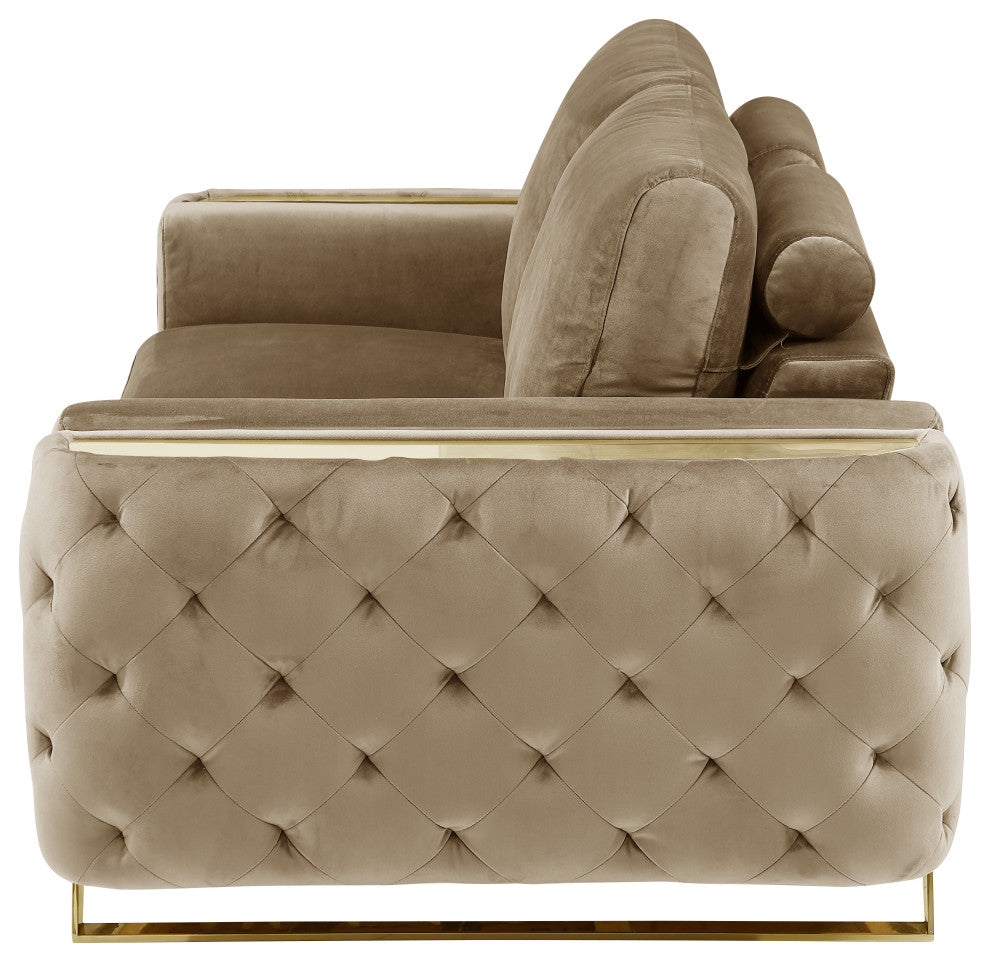 Lorenzo Velvet  Loveseat