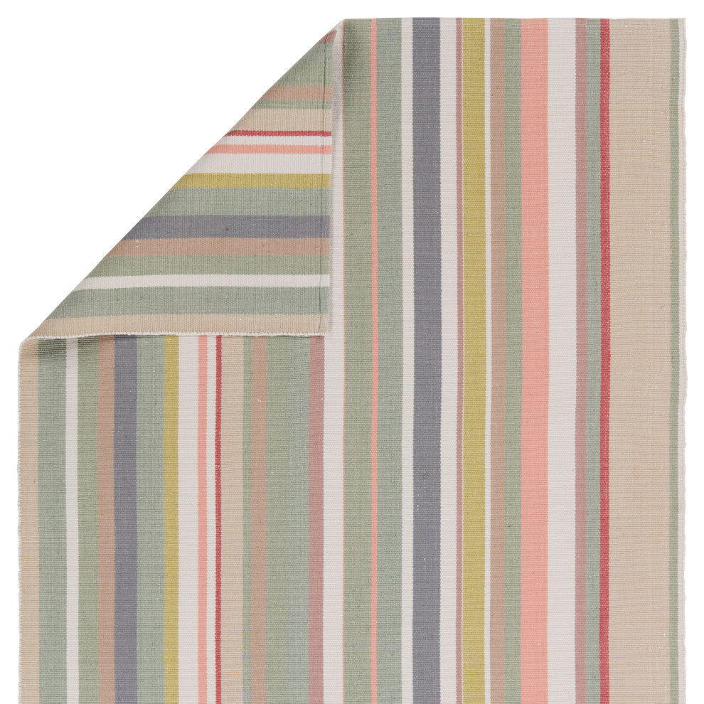 Vibe by Jaipur Living Viviana Handmade Striped Multicolor/Pink Area Rug 4'X6'
