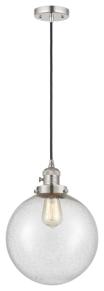 INNOVATIONS 201CSW-PN-G204-10-LED 1-Light Mini Pendant Polished Nickel