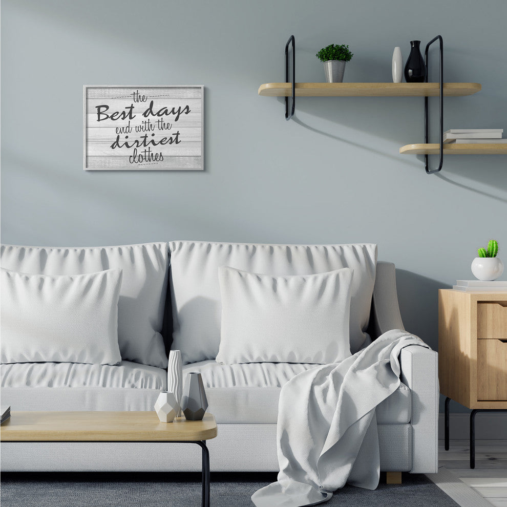 Best Days Inspirational Bathroom Laundry, 16"x20"