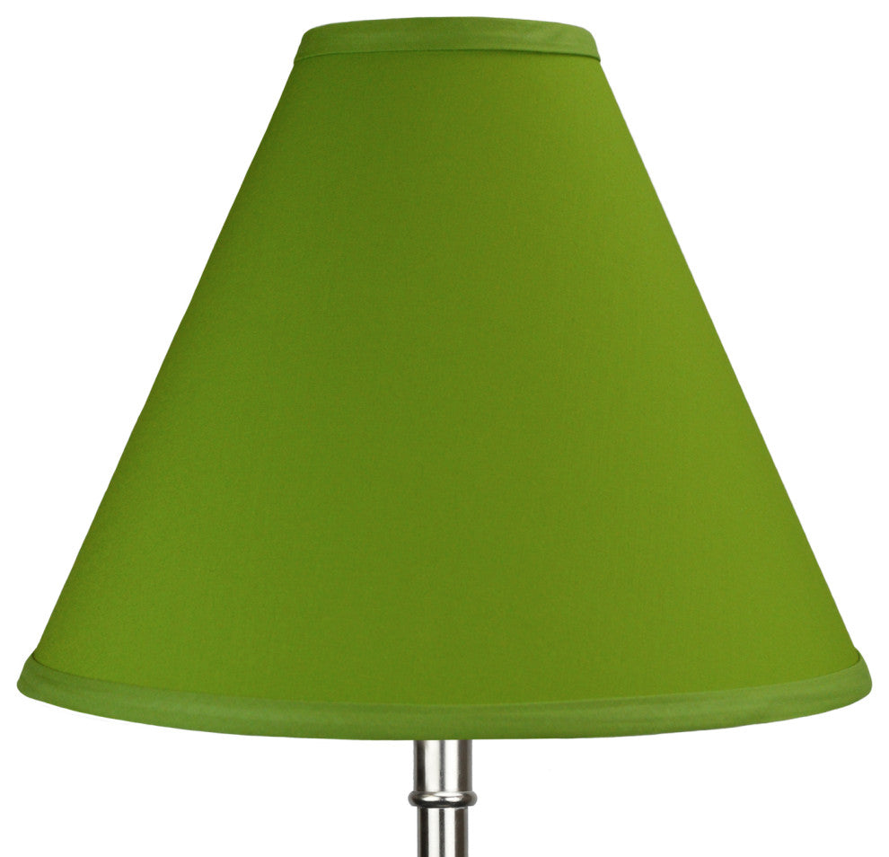 Fenchel Shades 4"x12"x10" Spider Attachment Empire Lamp Shade, Linen Peridot