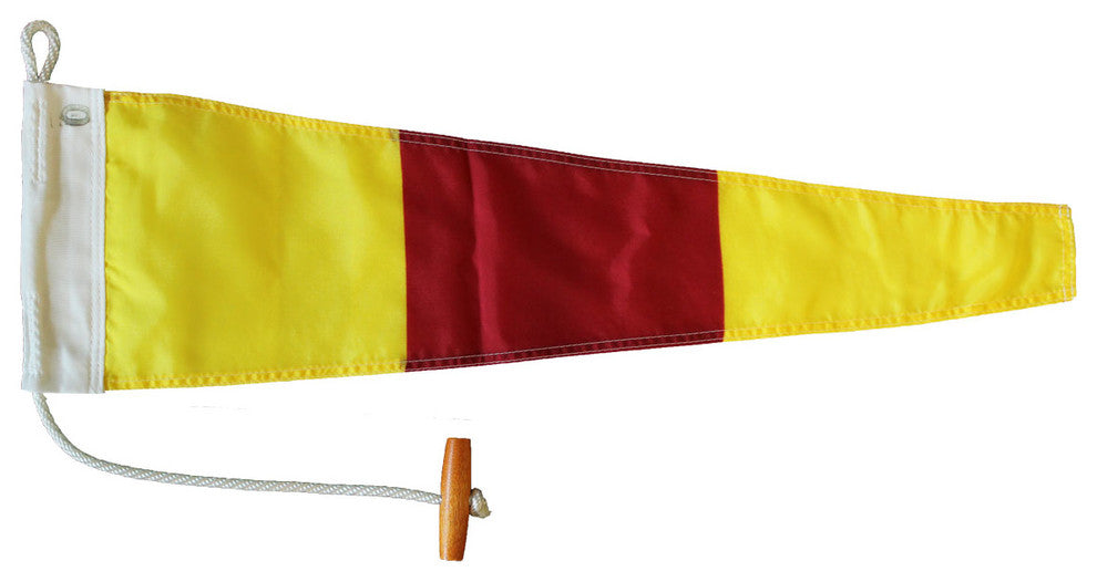 Number 0, Nautical Code Signal Nylon Pennant