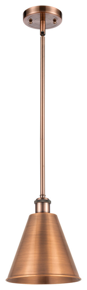 Ballston Cone Pendant, Antique Copper, LED