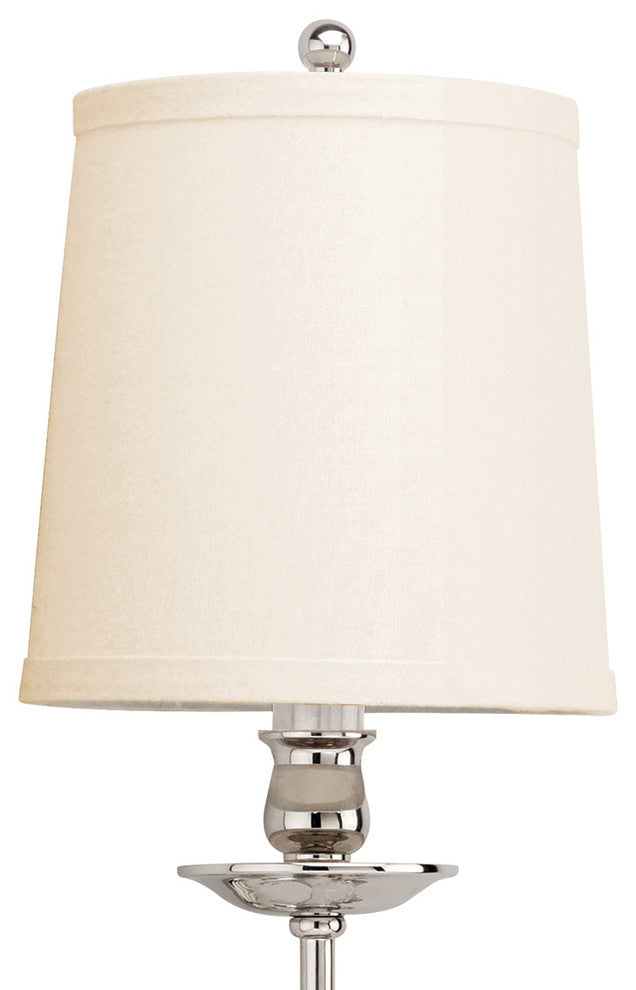 Logan 1-Light Wall Sconce, Polished Nickel