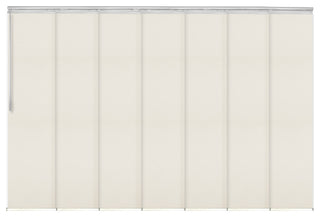 Elza 7-Panel Track Extendable Vertical Blinds 110-153"W