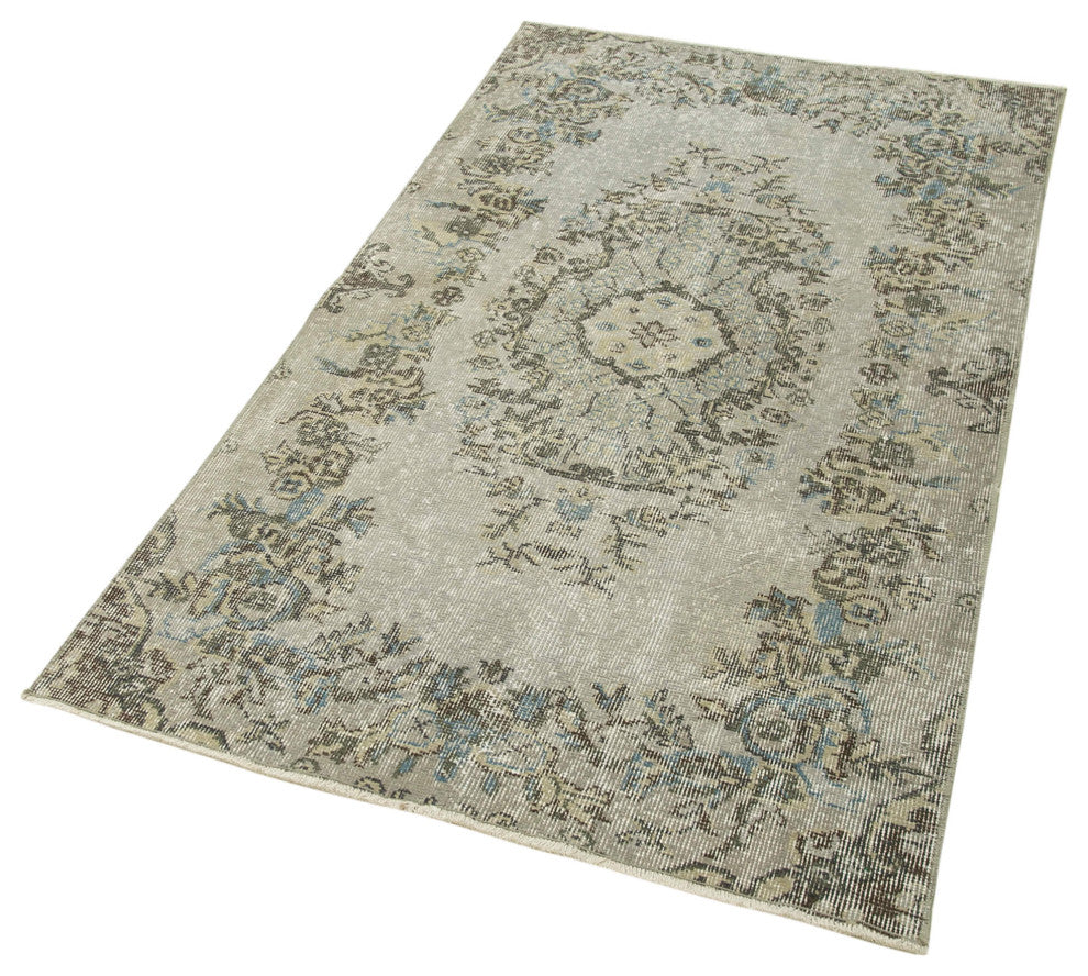 Rug N Carpet - Hand-knotted Turkish 3' 3'' x 5' 10'' Decorative Over-dyed Rug