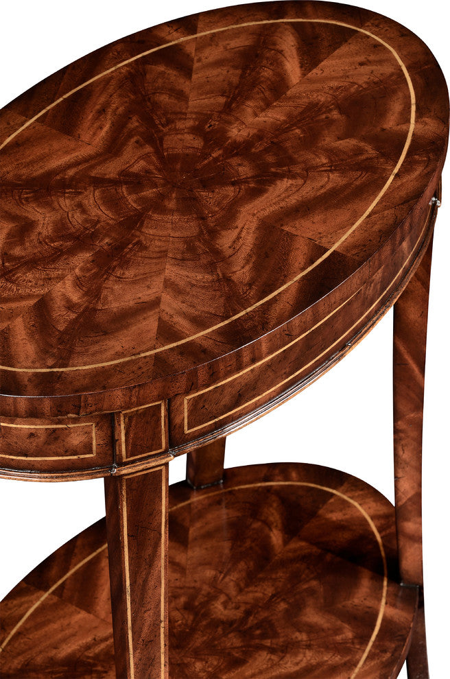 Mahogany Oval Lamp Table