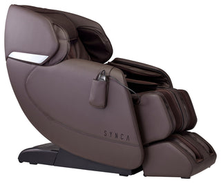 Hisho SL Track Heated Deluxe Zero Gravity Massage Chair, Brown
