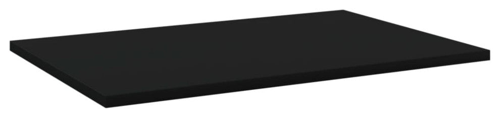 vidaXL Bookshelf Boards 8-Piece Black 23.6"x15.7" Chipboard