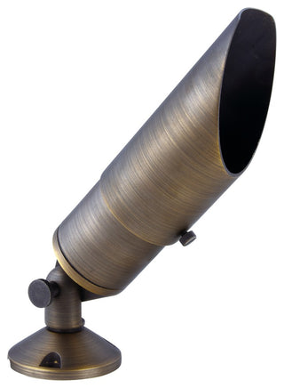 Spot Light D2.25"H8"Antique Brass Includes Stake Mr16 Halogen 20W