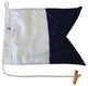 Letter A, Nautical Code Signal Nylon Flag, 18"x24"