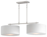Maxim 10016WL Bongo 2 Light 42"W Linear Pendant - Satin Nickel