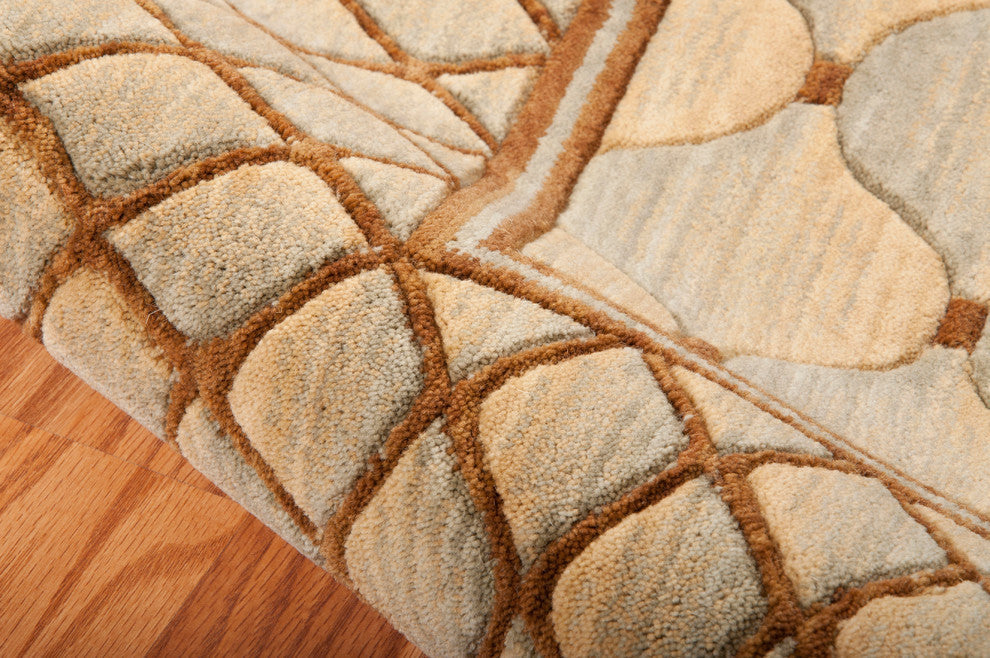 NOURISON VALLENCIERRE LIGHT GREEN AREA RUG