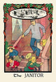 The Janitor- Gallery Wrapped Canvas Art 28" x 42"