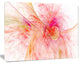 Pink Fractal Abstract Illustration, Abstract Canvas Art Print, 60x40