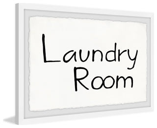 "Laundry Room II" Framed Painting Print, 24x16