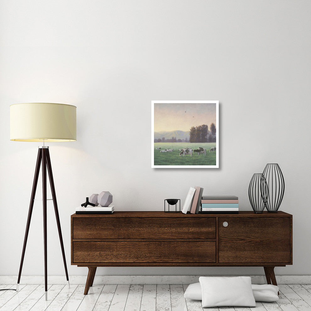 "Farm Life V" Digital Paper Print by James Wiens, 26"x26"