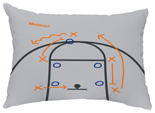 Motion! 14"x20" Abstract Decorative Outdoor Pillow, Gray