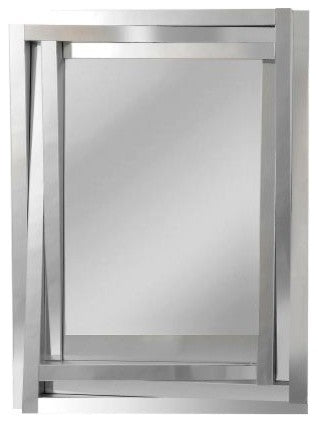 Sterling Mg3703-0000 Tiverio Geometric Sloping Glass Frame Mirror