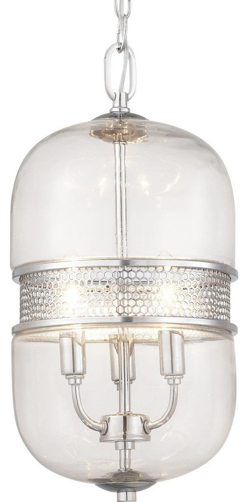Cayce Collection 3-Light Pendant, Polished Chrome