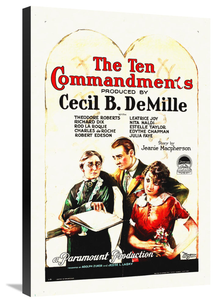 "The Ten Commandments" Canvas by Hollywood Photo Archive, 20x30"