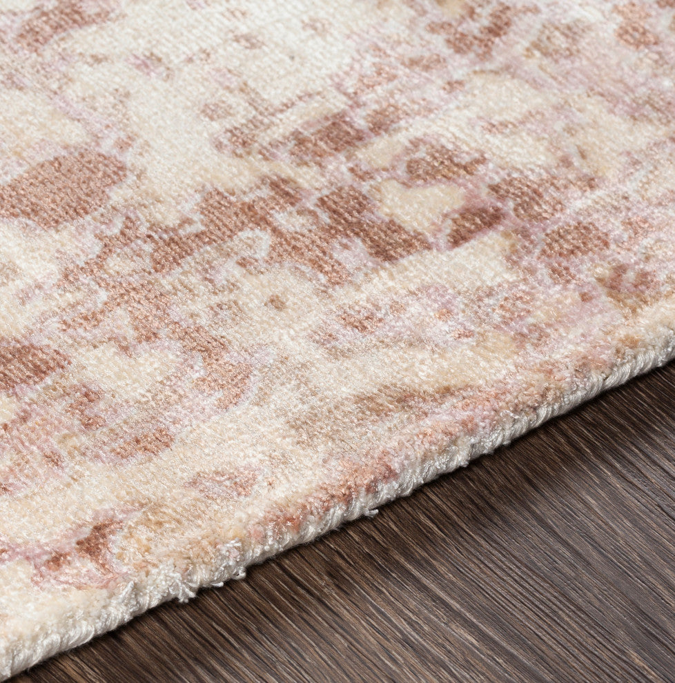 Surya Park Avenue PAV-2304 8'x10' Rug, Cream/Tan/Blush/Lilac/Garnet/White
