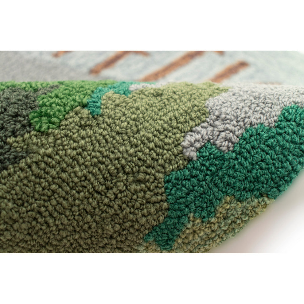 Frontporch Take A Hike Indoor/Outdoor Rug, Forest, 1'8"x2' 6"