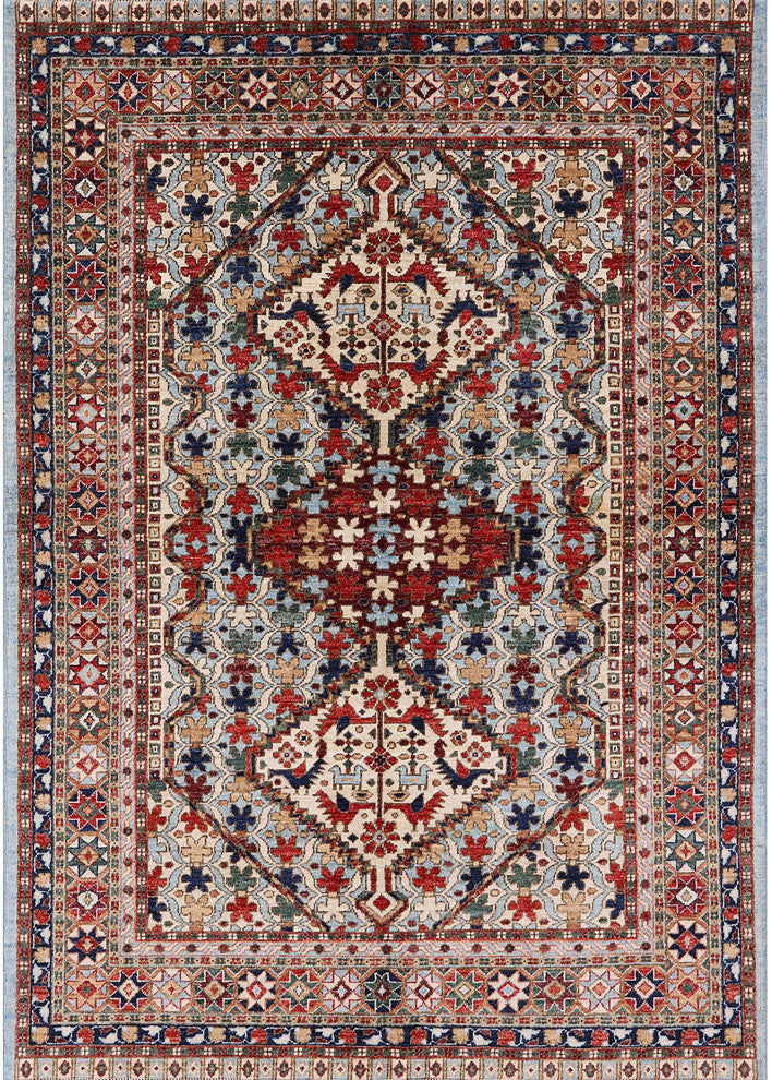 Ahgly Company Indoor Rectangle Mid-Century Modern Area Rugs, 7' x 10'