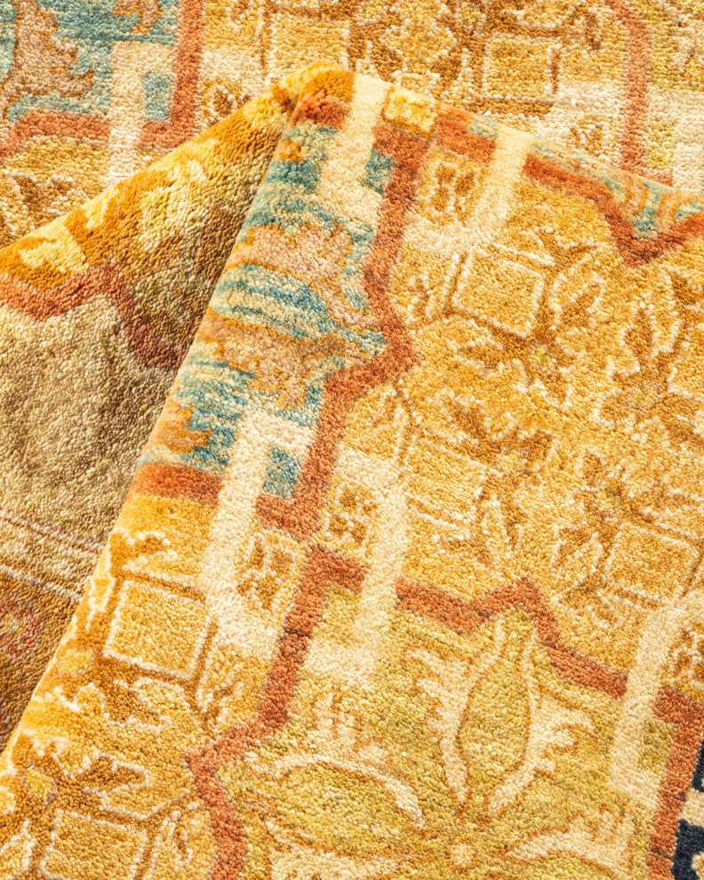 Mogul, One-of-a-Kind Hand-Knotted Area Rug Ivory, 9' 1" x 12' 2"