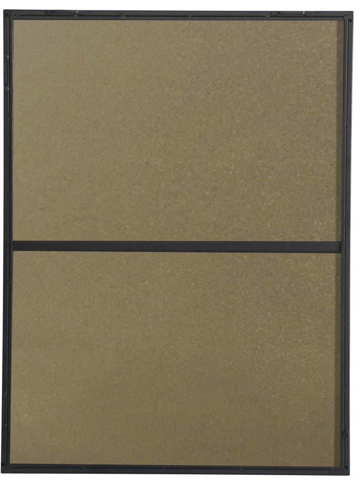 Elegant Lighting MR407X-24 Eternity 24" W x 32" H Rectangular - Black