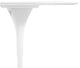 Modern Contemporary Kitchen 36" Fiberglass Dining Table White