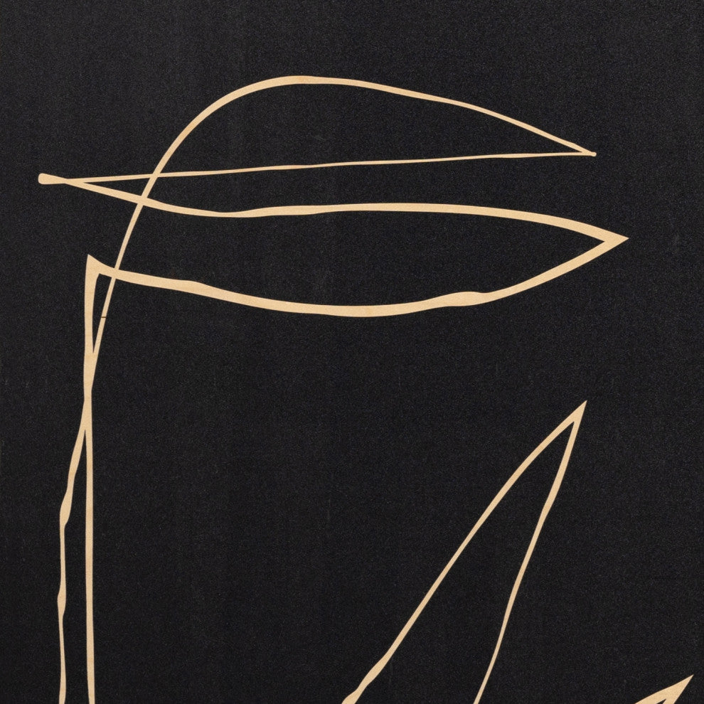 Abstract Botanic Line Drawing Roseanne