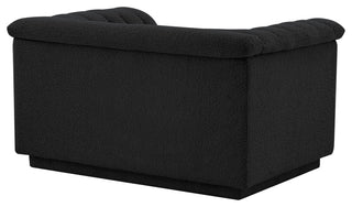 Cascade Upholstered Set, Black, Boucle Fabric, Chair