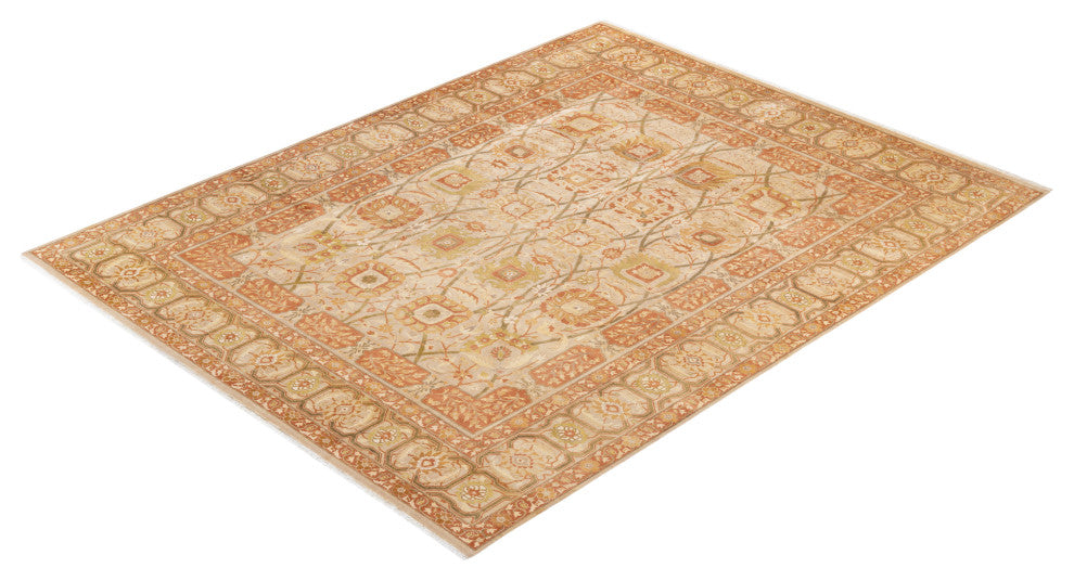 Mogul, One-of-a-Kind Hand-Knotted Area Rug Ivory, 9'0"x11'1"