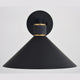 Dunbar 12" Outdoor Wall Light Matte Black and Gold