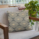 Plutus Blue Cubes Diamond Luxury Throw Pillow, 12"x20"