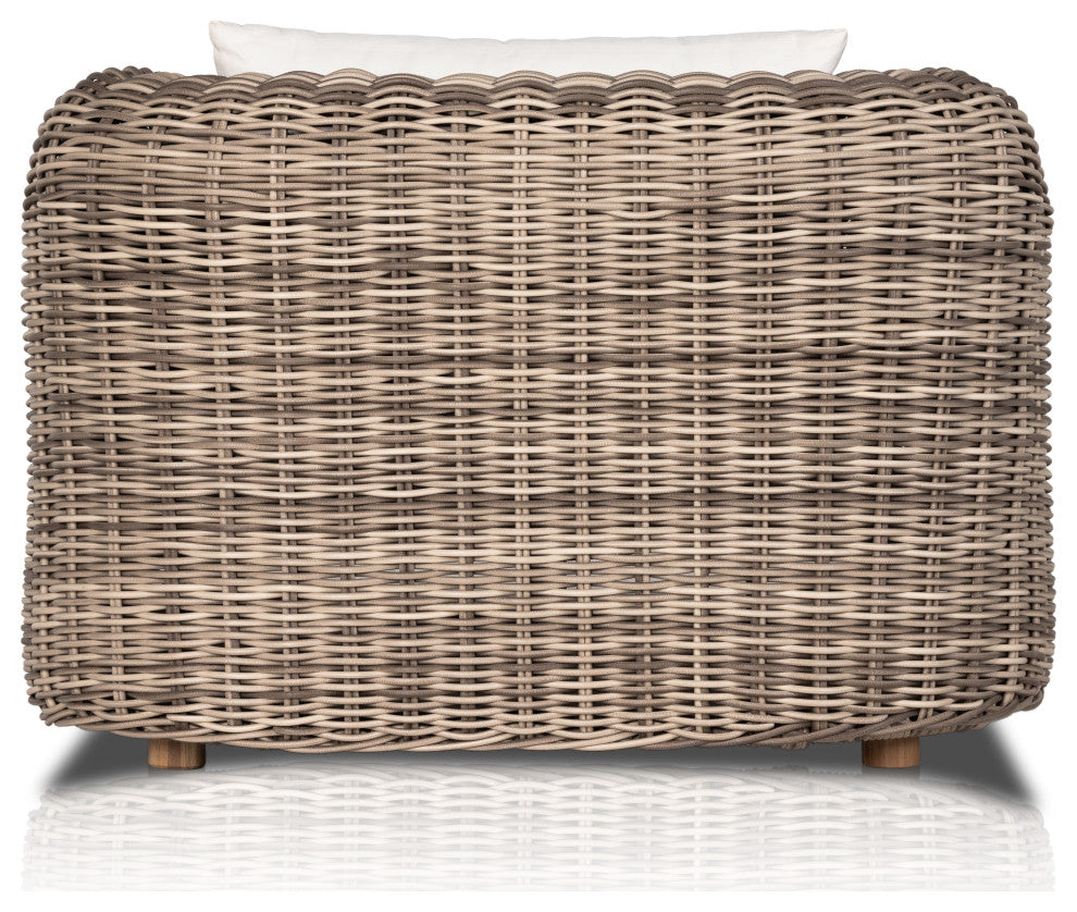 Messina Outdoor Chaise Lounge-Natural