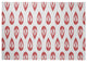 Ikat Tears Chenille Rug, Red, 5'x7'