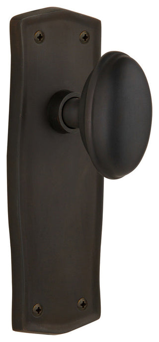 Prairie Plate Passage Homestead Door Knob, Oil-Rubbed Bronze
