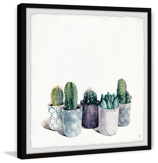 "Small Pots II" Framed Painting Print, 32"x32"