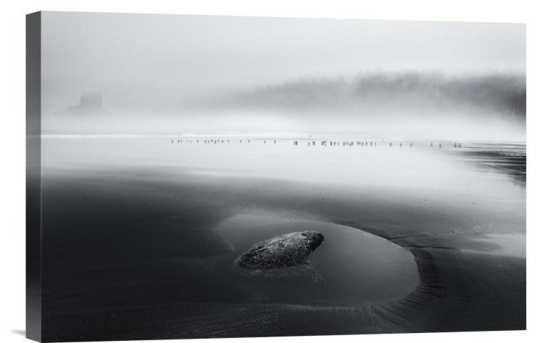 "One Morning" Stretched Canvas Giclee by Dani Bs., 18x12"