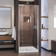 DreamLine Flex 28-32"x 72" Pivot Shower Door, Chrome